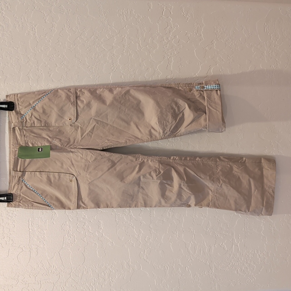 NWT REI Roll Up Tech Pant/Capri Girls Large (14/16) Canvas NEW